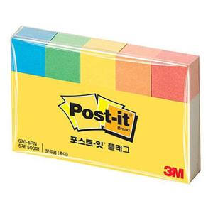 [3M] 670-5PN 포스트잇 플래그 분류용(종이)